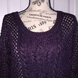 Cable knit sweater
